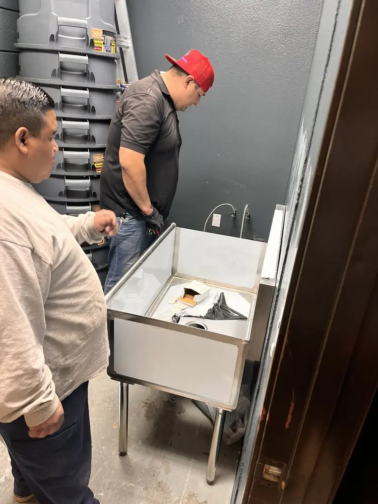 Commercial plumbing and sink installation in Bahama Beach